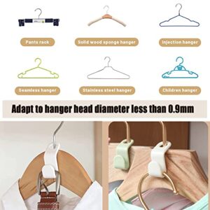 Clothes Hanger Connector Hooks, 60 Pcs Space Saving Cascading Clothes Hangers Extender Assist Hooks for Clothes Organizer for Closet