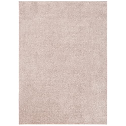 SAFAVIEH Non Skid Collection Area Rug - 8' x 10', Taupe, Solid Design, Non-Shedding & Easy Care, Ideal for High Traffic Areas in Living Room, Bedroom (NSD120E)