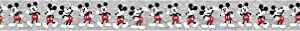 Eureka 845665 Disney Retro Mickey Mouse Poses Decorative Classroom and Bulletin Board Trim for Teachers, 2.25" Wide with 37 Feet Total, Multicolor, 12 Strips