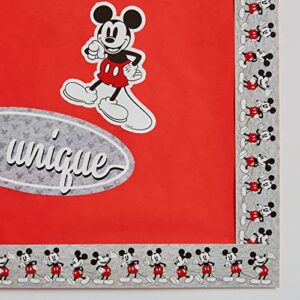 Eureka 845665 Disney Retro Mickey Mouse Poses Decorative Classroom and Bulletin Board Trim for Teachers, 2.25" Wide with 37 Feet Total, Multicolor, 12 Strips