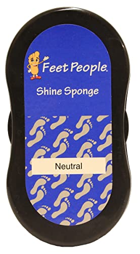 FeetPeople Professional Shine Sponge, Neutral, 1 Sponge