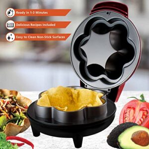 Brentwood TS-257R Taco Bowl Maker, 750 Watts, Red