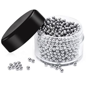 1000 pcs decanter cleaning beads, 304 stainless steel cleaning balls for glassware, reusable cleaning beads for wine decanters water bottle carafe and vase