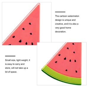 4pcs Beach Towel Clips Chair Cruise Holder Watermelon Shaped Towel Clips Holder Beach Essentials for Beach Chair Pool Chairs