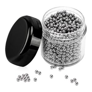 1500 pcs metal cleaning beads reusable decanter beads for glass bottles, 304 stainless steel water bottle cleaner balls 3mm wine glass cleaning beads for decanters vases carafes, wine accessories