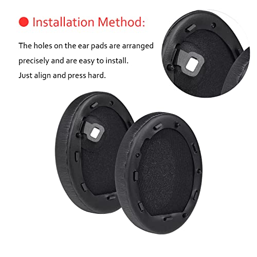 WH-1000XM4 Ear Pads Noise Isolation Memory Foam, Headphone Covers, Ear Pads Compatible with Sony WH-1000XM4 Wireless Over Ear Headphones(Black)