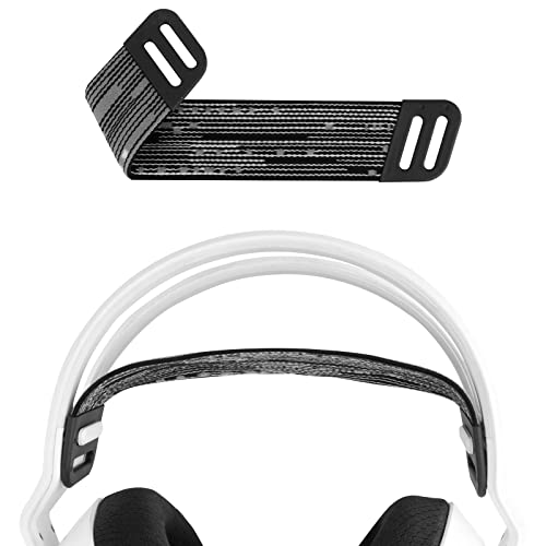 Geekria Mesh Fabric Headband Pad Compatible with Logitech G733, G335, Headphones Replacement Band, Headset Head Cushion Cover Repair Part (Grey)