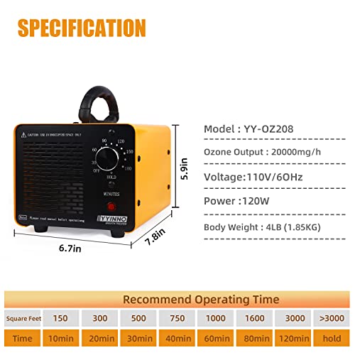 Ozone Machine for Home Car 22,000mg