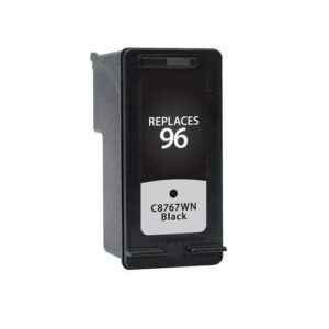 compatible black high yield ink cartridge replacement for hp 96 (c8767wn)
