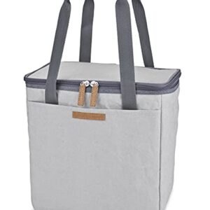 Insulated Travel Cooler Bag – Out of the Woods Dolphin Cooler – Vegan Picnic Bag/Cooler Tote with Zippered Body & Front Pocket – Sustainable Soft Side Cooler Bag with Strap