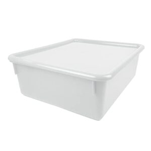 romanoff double stowaway tray with lid, clear