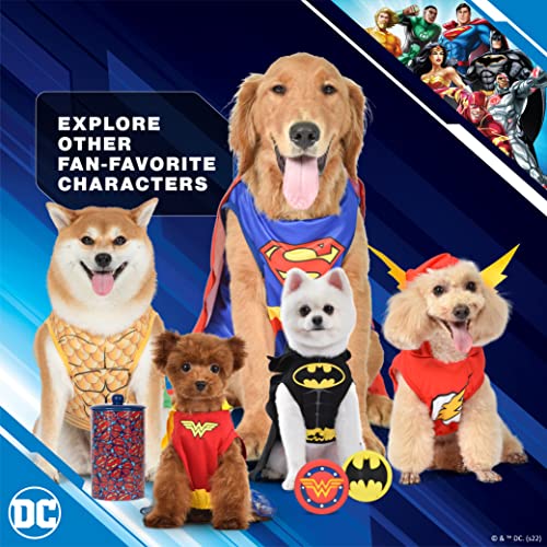 DC Comics Wonder Woman Dog Costume XSmall | Best DC Wonder Woman Halloween Costume for Extra Small Dogs | Official Wonder Woman Dog Costume for Pets Halloween, Dog Halloween Costume