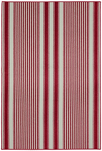 Garland Rug Cape Cod 6 ft. x 8 ft. Area Rug Chilli Red