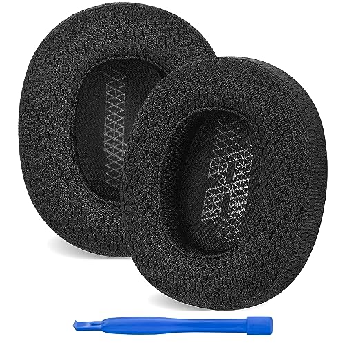 Ear Pads for JBL Lifestyle E65BTNC, Duet NC, Live 650 BTNC, Live 660 BTNC Headphones Replacement Ear Cushions, Ear Covers, Headset Earpads (Mesh Fabric/Black)