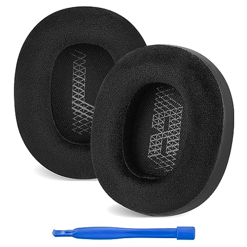 Ear Pads for JBL Lifestyle E65BTNC, Duet NC, Live 650BTNC, Live 660BTNC Ear Cushions, Ear Covers Headphones Replacement Ear Cushions, Ear Covers, Headset Earpads (Velour/Black)