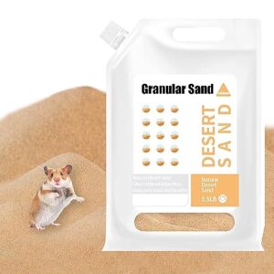 kathson hamster bath sand 5.5lb gerbil dust free potty litter bathing sand for guinea pig chinchilla rat mice small animal