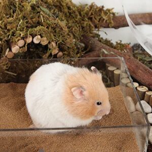kathson Hamster Bath Sand 5.5LB Gerbil Dust Free Potty Litter Bathing Sand for Guinea Pig Chinchilla Rat Mice Small Animal