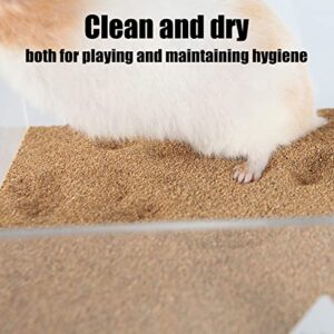 kathson Hamster Bath Sand 5.5LB Gerbil Dust Free Potty Litter Bathing Sand for Guinea Pig Chinchilla Rat Mice Small Animal
