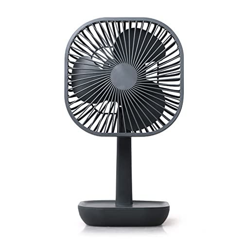 Xingsinan Mini Oscillating fans, USB Rechargeable fan, 3 speed, super quiet, portable small desk fan, small personal cooling fan for home office travel