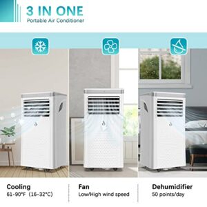 Portable Air Conditioners, Portable AC With Remote for Room (8000Btu, 8000Btu)