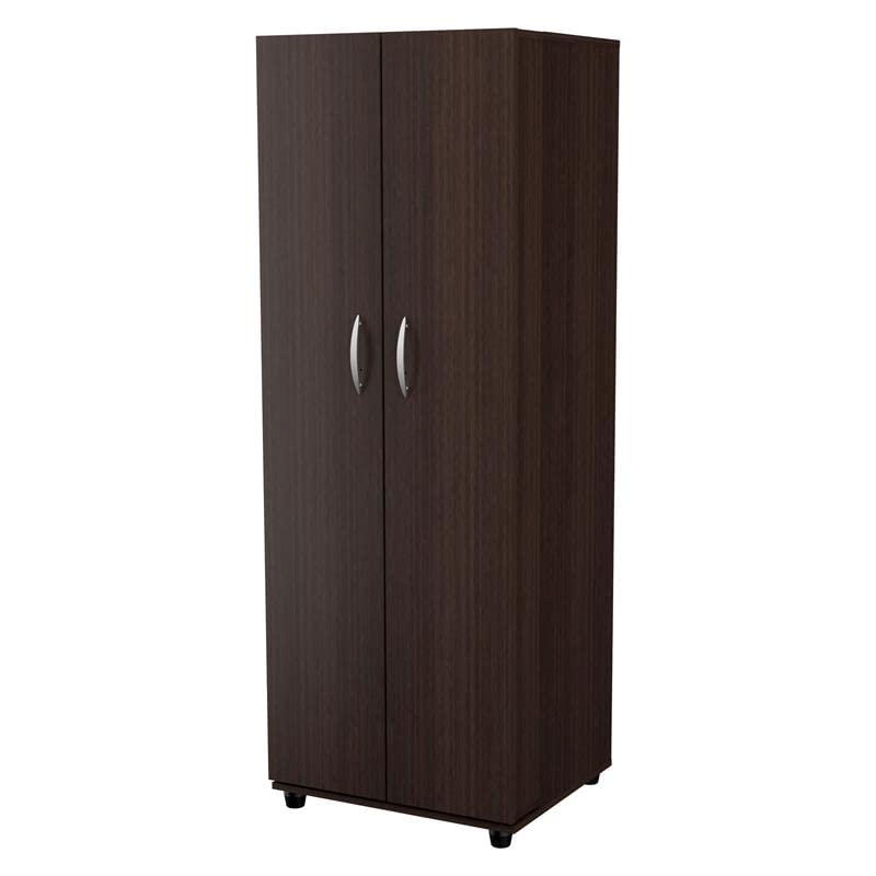 Inval 4-Shelf 2-Door Kitchen Pantry Storage Cabinet, Espresso