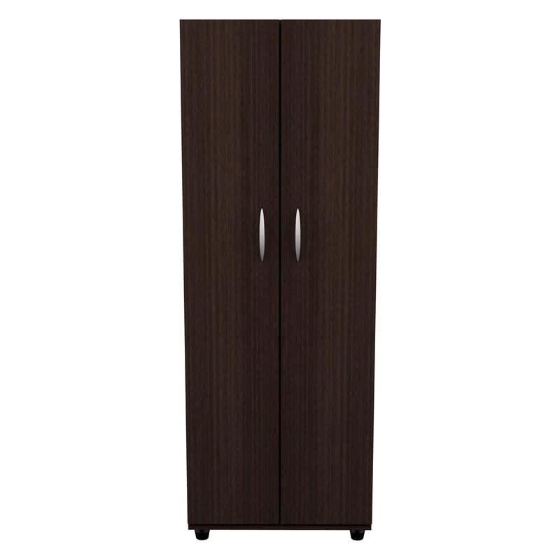 Inval 4-Shelf 2-Door Kitchen Pantry Storage Cabinet, Espresso