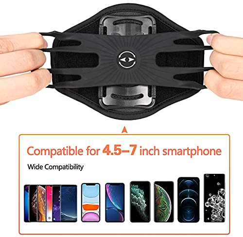 Backpack Strap Clip for Phone, Backpack/Outdoor Bag Strap Mount for Cell Phone,Backpack Phone Holder Fit Travel, Hiking, Camping,Outdoor, Mountaineering
