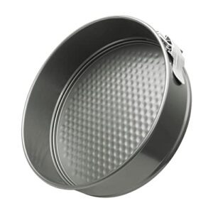 sihuuu 8.5 inch cheesecake pan, springform pan set, nonstick leakproof springform pan for mini cheesecakes, pizzas, quiches(gray+black)