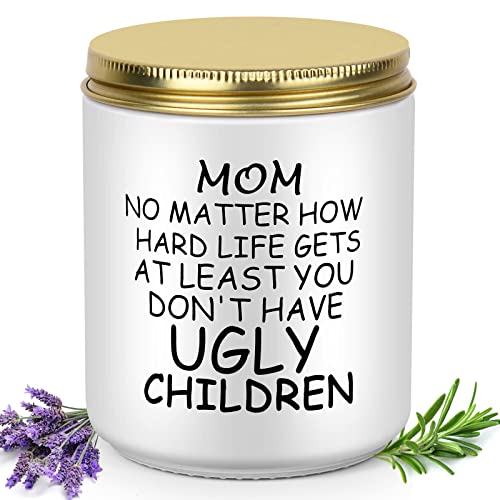 Christmas Gifts for Mom from Daughter Son - Funny Mom Gifts for Birthday Valentines Day Mothers Day - Stocking Stuffers for Mom - Scented Candles Soy Wax Lavender(7oz)