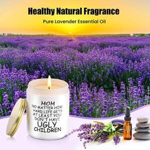 Christmas Gifts for Mom from Daughter Son - Funny Mom Gifts for Birthday Valentines Day Mothers Day - Stocking Stuffers for Mom - Scented Candles Soy Wax Lavender(7oz)