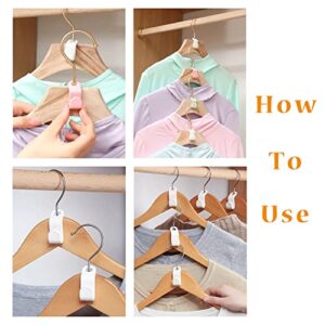 iYourHouse Clothes Hanger Connector Hooks 100pcs, Thicken Hanger Hooks for Clothes, Space Saving, Load Bearing, Cascading Closet Organization, Space Saver Hanger Organizers for Velvet and Wood Hangers