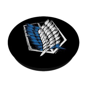 AOT anime manga wings fan art style. PopSockets Standard PopGrip