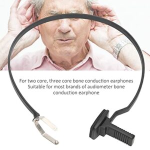 Bone Conduction Earphone Headband, Easy Installation Audiometer Headband Accessory ABS for Home