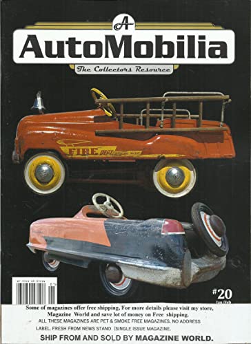 A Auto Mobilia Magazine, The Collector's Resource * January / February, 2022 * Issue # 20 ( PLEASE NOTE: ALL THESE MAGAZINES ARE PETS & SMOKE FREE. NO ADDRESS LABEL, FRESH STRAIGHT FROM NEWSSTAND. (SINGLE ISSUE MAGAZINE)