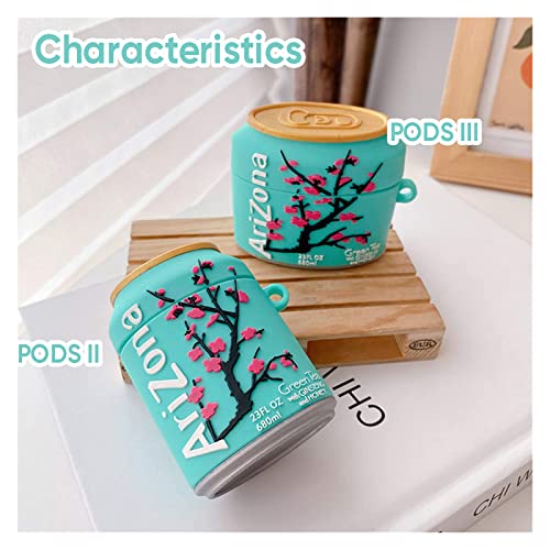 Compatible with Airpods Pro Case, 3D Cartoon Silicone Drink Funny Cute Cool Shockproof Protective Pods Pro Cases Cover Skin Shell for Girls Boys Kids Teens Women