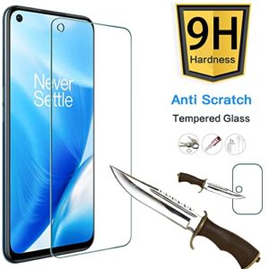 【3+3 PACK】Coolpow Designed for OnePlus Nord N10 5G Screen Protector Plus One Nord N10 Screen Protector Tempered Glass Cell Phone Film, 9H Hardness, Ultra HD, Scratch Resistant, Easy Install, Case Friendly