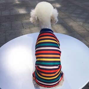 GUOHAN Dog Pajamas Spring Summer Pet Dog Jumpsuit Fashion Blue M