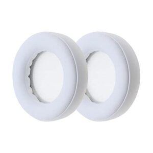 1 pair earpads ear cushions protein leather memory foam replacement repair parts compatible with corsair virtuoso rgb wireless se headphones white