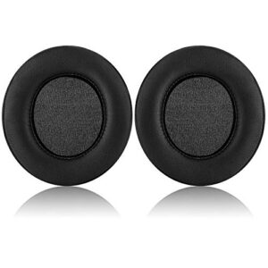 JARMOR Replacement Memory Foam & Protein Leather Ear Cushion Pads Cover for Razer Kraken X, Kraken X Ultralight, Kraken X Lite Over-Ear Headphones ONLY - Oval ( Black )