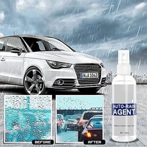 LaIzqIan 100ml Car Glass Waterproof Coating Agent - 2 Pcs Auto Glass Anti Fog Spray, Anti Fog Rain Repellent Spray Nano Rain Remover for Windows, Windshields, Mirrors, Shower Doors