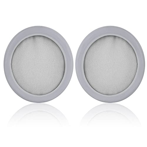 JARMOR Replacement Memory Foam & Protein Leather Ear Cushion Pads Cover for Razer Kraken X, Kraken X Ultralight, Kraken X Lite Over-Ear Headphones ONLY - Oval ( Grey )