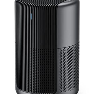 Dreo Air Purifiers for Bedroom Home Large Room, H13 True HEPA Filter for Allergies Pets, 283 ft² Coverage, 20dB Quiet Operation with 360° Filtration, Graphite, 9.84 * 9.84 * 15.2, (DR-HAP002DB)