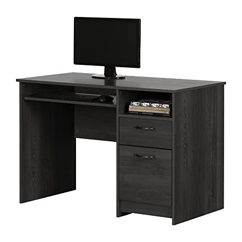 South Shore Tassio Desk, Medium, Gray Oak