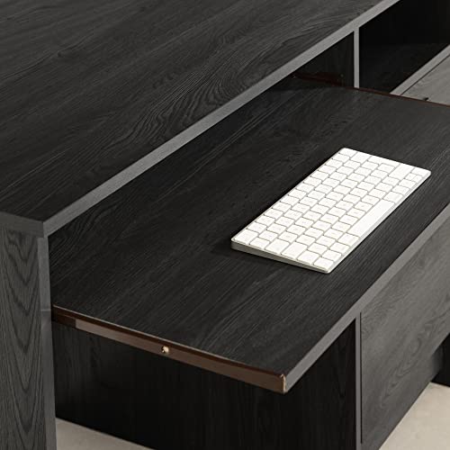 South Shore Tassio Desk, Medium, Gray Oak