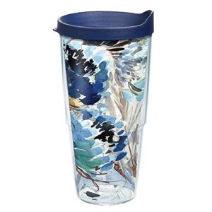 tervis made in usa double walled kelly ventura - protea insulated tumbler cup keeps drinks cold & hot, 24oz, classic