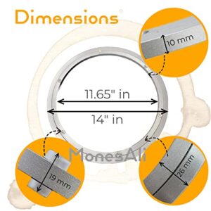 Monesali 14 Inch Lazy Susan Bearing Turntable, Swivel Lazy Susan Lazy Susan Revolution, Lazy Susan Swivel, Lazy Susan Track, Metal Lazy Susan Turntable, Lazy Susan Mechanism, Turntable Base, Hardware