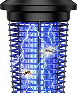 Jinyeda Bug Zapper, Electric Mosquito Zapper Indoor Outdoor, High-Power 4000V 18W Weatherproof Fly Insect Killer Trap Lantern for Home, Backyard, Patio, Garden and Camping