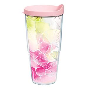 tervis yao cheng - reflections made in usa double walled insulated tumbler travel cup keeps drinks cold & hot, 24oz, classic