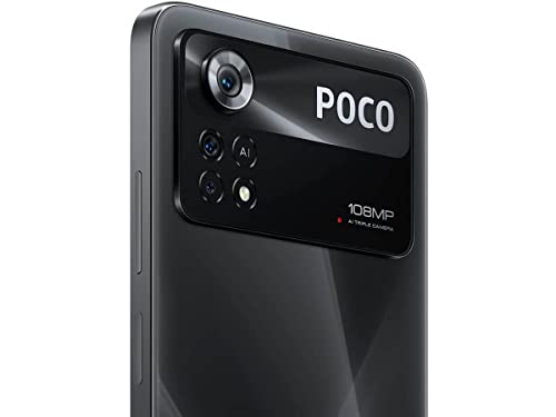 Poco X4 Pro 5G 128GB 6GB Factory Unlocked (GSM Only | No CDMA - not Compatible with Verizon/Sprint) Global Version - Laser Black