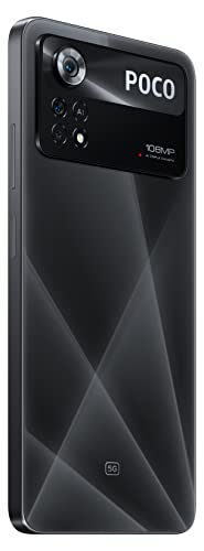 Poco X4 Pro 5G 128GB 6GB Factory Unlocked (GSM Only | No CDMA - not Compatible with Verizon/Sprint) Global Version - Laser Black